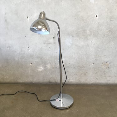 New OLD STOCK Chrome Medical Floor Lamp