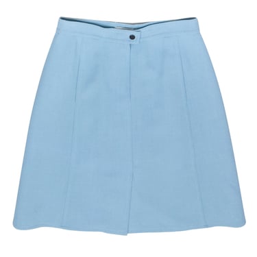 Luca Luca - Blue Wool Circle Skirt Sz 10