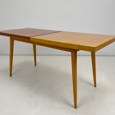 Vintage Coffee Table in Gloss Finish from Czechoslovakia, 1960's / Vintage Woden Coffee Table / Two Colour 