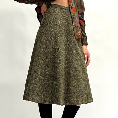 Tweed Wool Skirt (S)