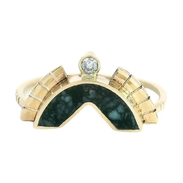 Colina Verde Variscite Lacuna Ring Crown