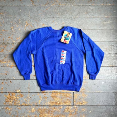 Vintage 1990s Deadstock Hanes Raglan Crewneck Sweatshirt 