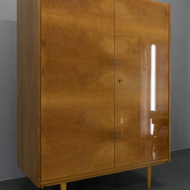 Mid-Century Wardrobe with High Gloss Finish, 1970s 