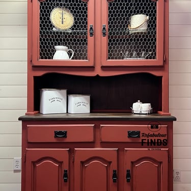 Gorgeous Red Hutch 