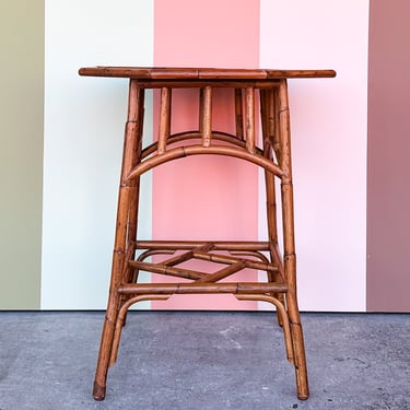 Chippendale Rattan Side Table