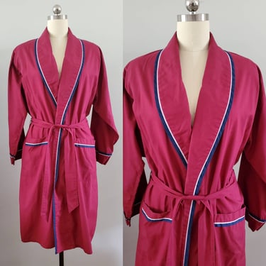 1970's Men's Robe by Diplomat for Jordan Marsh 70s Sleepwear 70's Men's Vintage Size Medium 