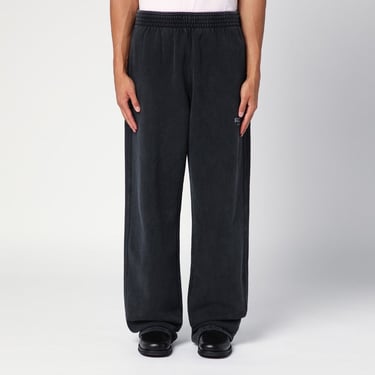 Martine Rose Black Cotton Jogging Trousers Men