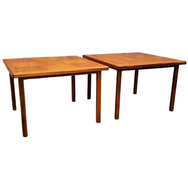 Free Shipping Within Continental US - Vintage Danish Mid Century Modern Teak Coffee Tables. Set of 2 