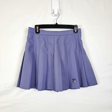 Vintage 80s Purple Tennis Skirt, Size 28 Waist 