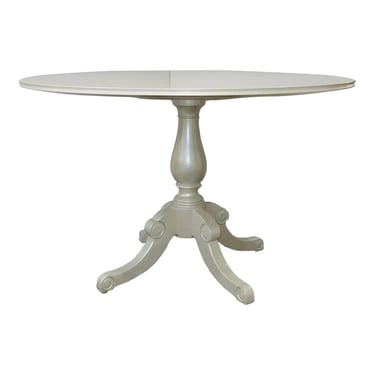 Theodore Alexander Transitional Pearl Finished White Jacoby Dining Table