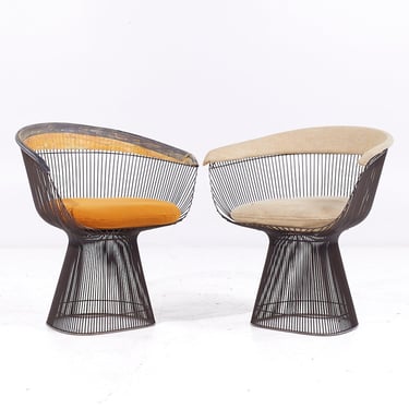 Warren Platner Mid Century Dining Chairs - Pair - mcm 