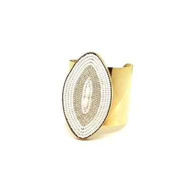 Dahomey Cuff (White)