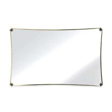 Nurre Brass Framed Wall Mirror