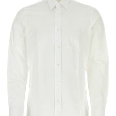 Givenchy Men White Poplin Shirt