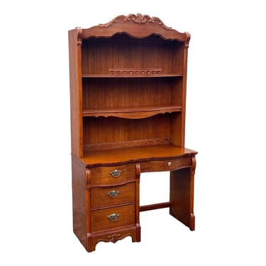 Stanley Furniture Victorian Manor Pedestal Desk With Hutch 