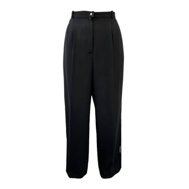 Chanel Black Logo Side Pants