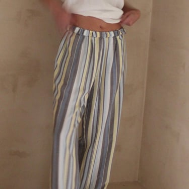 Patricia Striped Rayon Pant