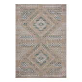 Topanga Rug in Natural/Aqua | What's New? | Portland, OR