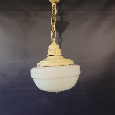 Vintage Schoolhouse Pendant Light 12"x28"