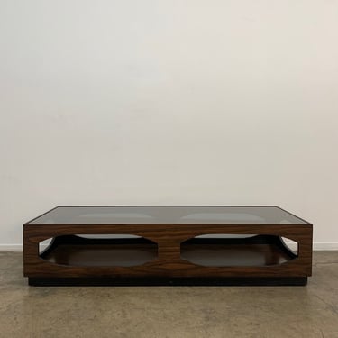 Low Profile Mid Century Modern Coffee Table 