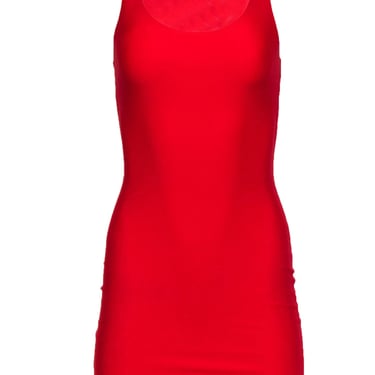 Alexander Wang - Red Slink Sleeveless Bodycon Dress Sz S