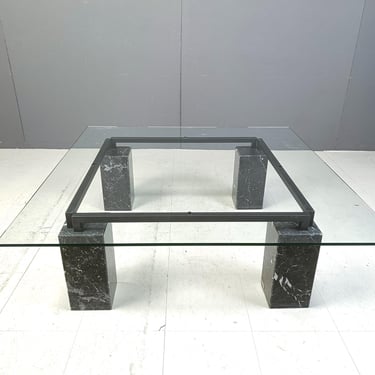 Marble coffee table by Artedi, 1980s - vintage stone coffee table - vintage marble coffee table - vintage italian coffee table 