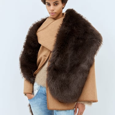 Toteme Women Faux Fur Scarf