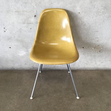 Yellow Herman Miller Fiberglass Eames Chair