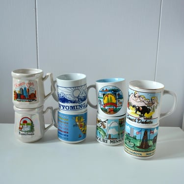 80s Country Ducks Coffee Mugs - Set of 4 | Whirlgig Emporium - Owosso, MI |  ATTIC