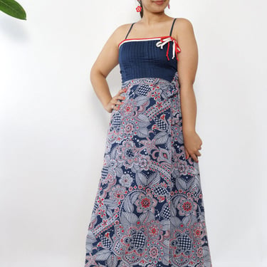 Nicky Patterned Wrap Maxi L/XL