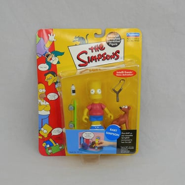 Vintage Bart Simpson, The Simpsons Toy - World of Springfield Interactive Figure - New in Package - 2000 Playmates 