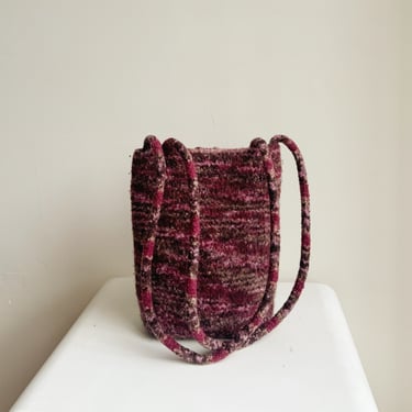 Multicolour Knit Bucket Bag