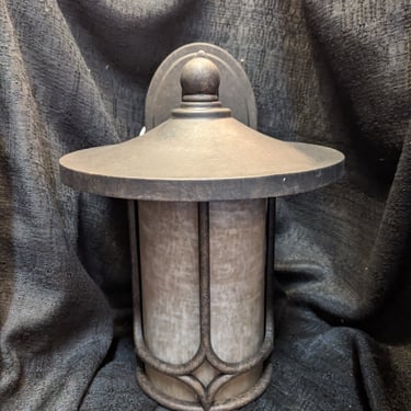New Out of Box Kichler Aged Bronze Exterior Sconce