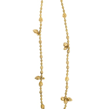 Yves Saint Laurent Goldtone Beaded Necklace