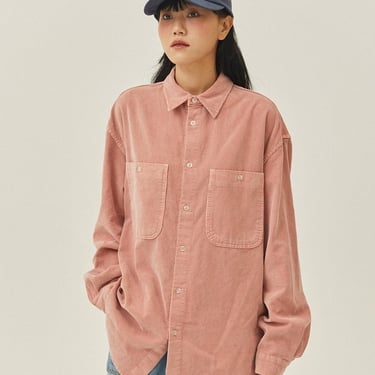 Pigment Corduroy Shirt - Dusty Pink