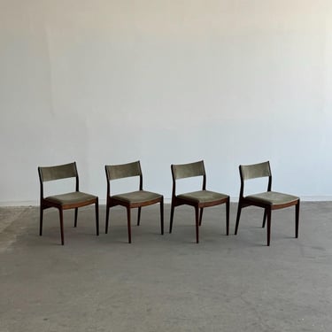 Danish Modern Rosewood Dining Chairs - Set of four 