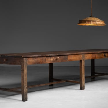 Work - Dining Table / Embossed Leather Chandelier