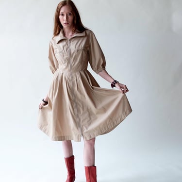 Beige Shirtdress | Prada 