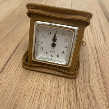 Vintage Quartz Travel Clock 