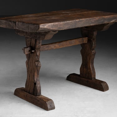 Primitive Trestle Table