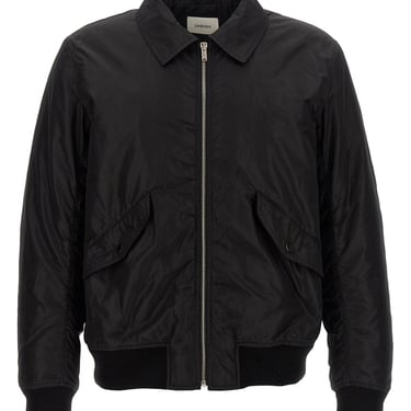 Saint Laurent Men Silk Bomber Jacket