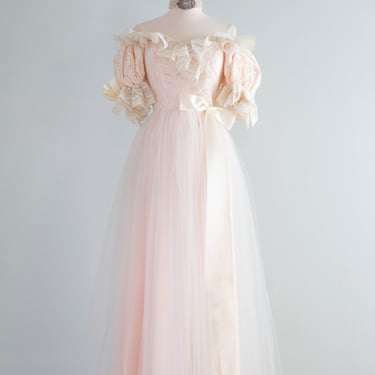 (Copy) Romantic Vintage Gunne Sax Renaissance Bridal Collection Wedding Dress / XS