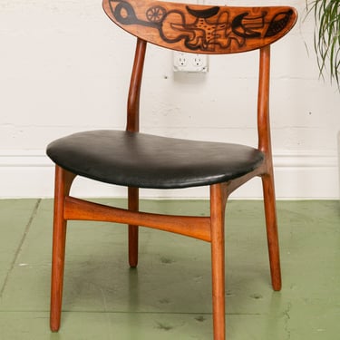 Danish Chair with Design by Cesar Platero