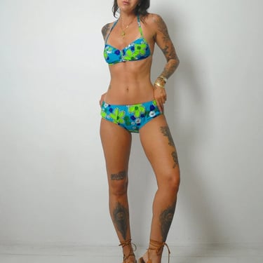 1960's Flower Power Bikini