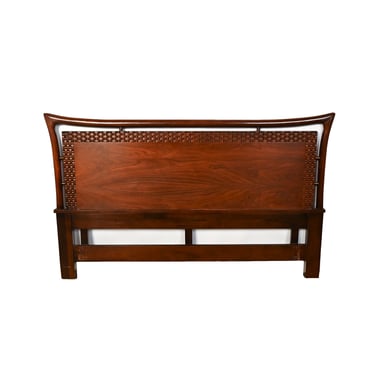 Piet Hein Queen Size Walnut Headboard Mid Century Modern 