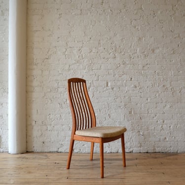 Set of (6) MCM Skovby Sculpted-Back Teak Dining Chairs