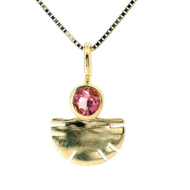 The Aquilla Necklace - Pink California Tourmaline