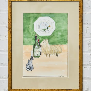 Sally Phinny Signed Watercolor Painting