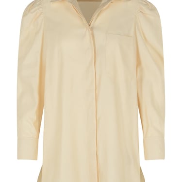 Max Mara 'Faraday' Cream Cotton Shirt Women