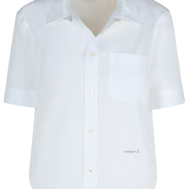 Marni White Cotton Shirt Women